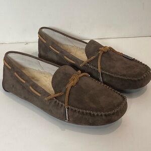 UGG Women’s 1650 Dakota Brown Suede Driving Mocs Loafers size 8